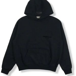NWT size XL Essentials Men's Black Hoodie